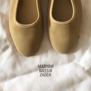 Maryam Nassir Zadeh, Roberta flats in Suede leather. Size 39. NEW